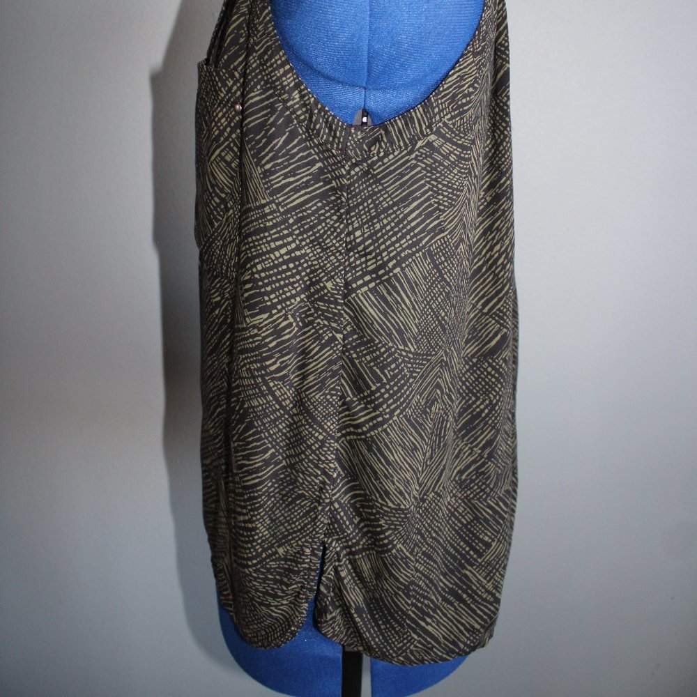 Converse One Star Women's Green/Black With Pockets Sleeveless Top ~S~ - Picture 4 of 8